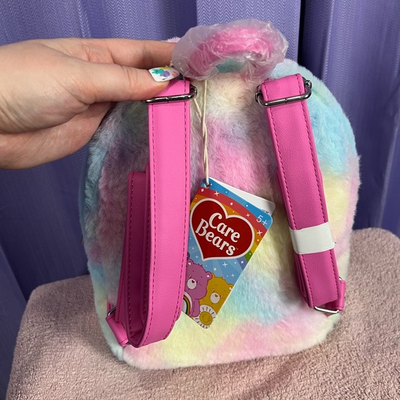 Loungefly Fluffy Care Bears Backpack - Picture 3 of 6